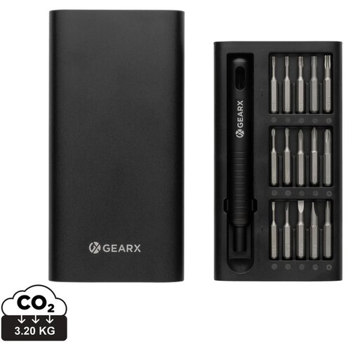 Gear X 31 in 1 precisie-schroevendraaierset zwart