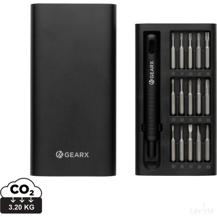 Gear X 31 in 1 precisie-schroevendraaierset zwart