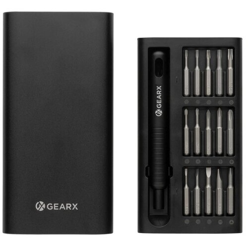 Gear X 31 in 1 precisie-schroevendraaierset zwart