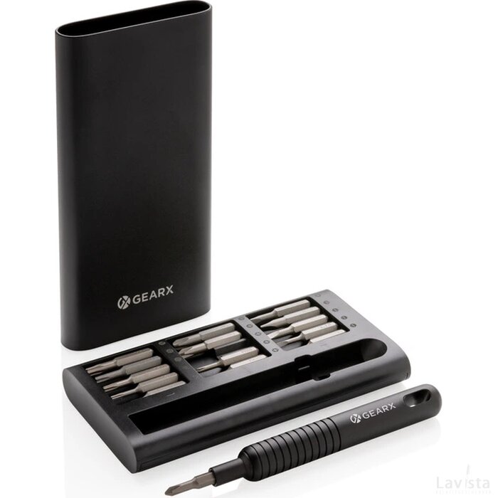 Gear X 31 in 1 precisie-schroevendraaierset zwart