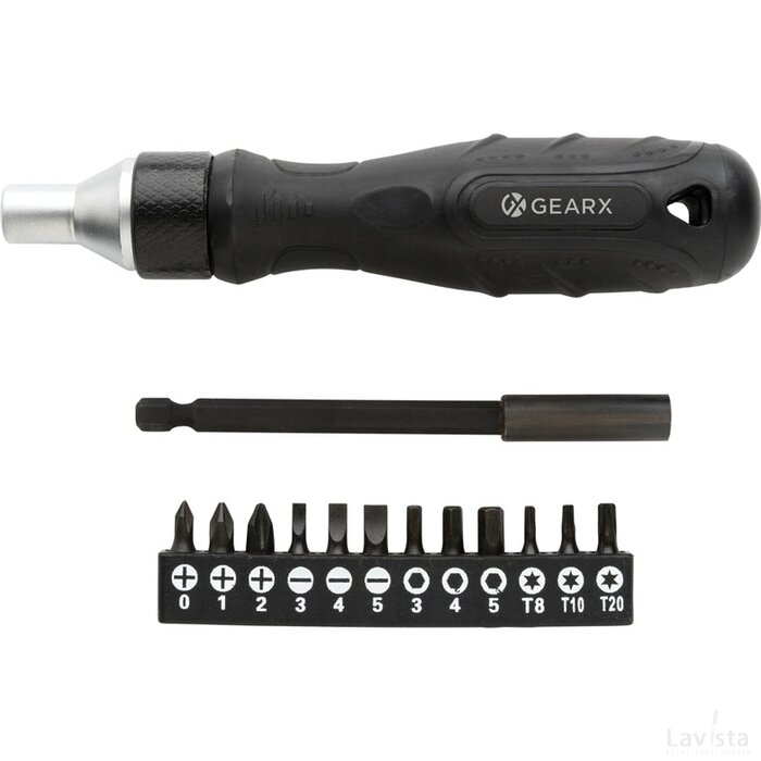 Gear X schroevendraaierset zwart
