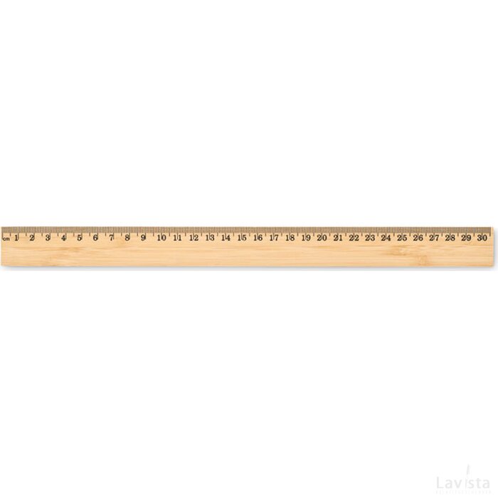 Bamboe liniaal 30cm Baris hout