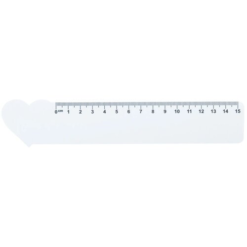 Couler 15 Liniaal Van 15 Cm, Hart Wit