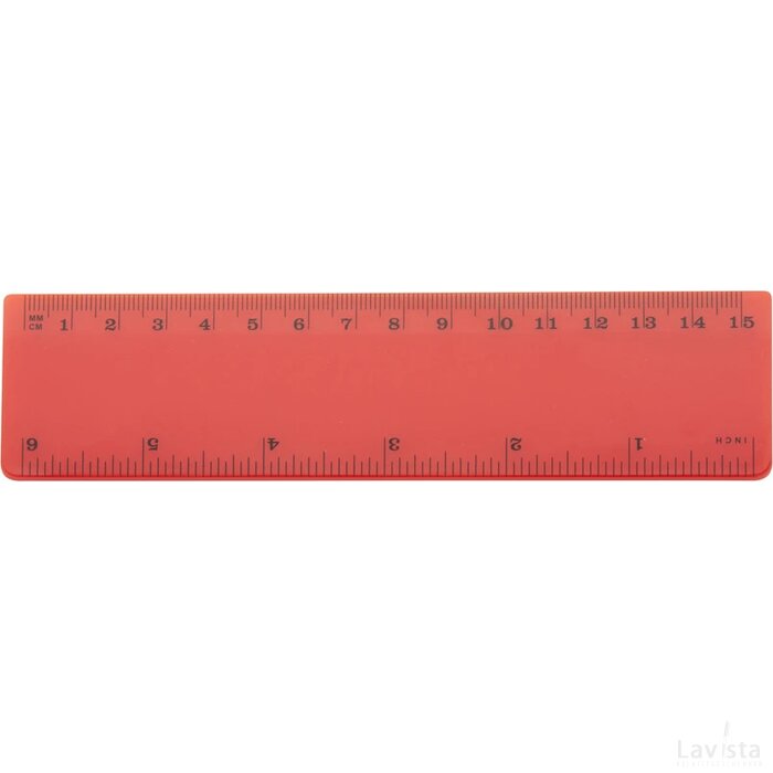 Hebe Lineaal Rood