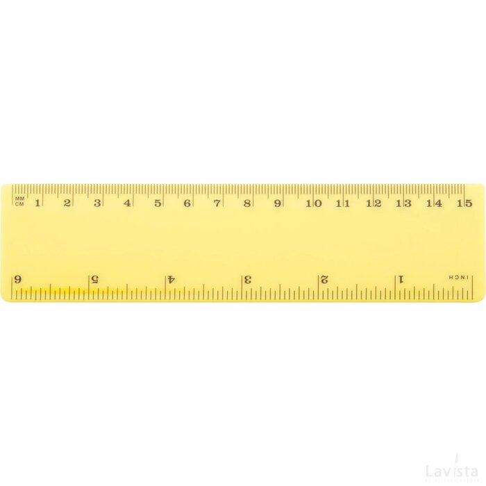 Hebe Lineaal Geel