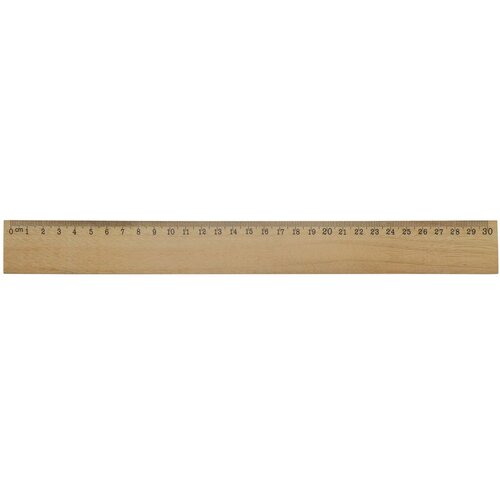 Houten liniaal 30cm hout