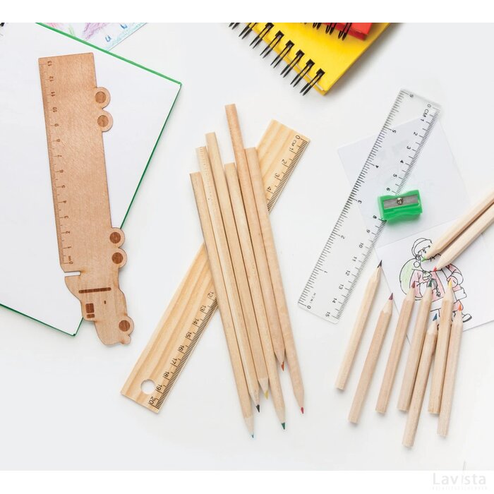 Looney Houten Liniaal Naturel