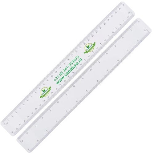 Mailing liniaal 4 schalen, 30 cm.