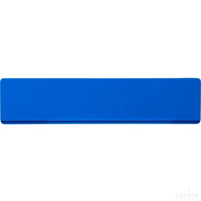 Refari liniaal van 15 cm van gerecycled plastic Blauw