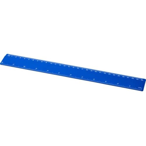 Refari liniaal van 30 cm van gerecycled plastic Blauw