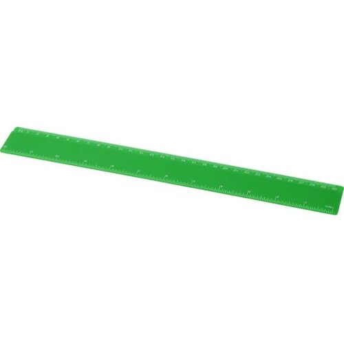 Refari liniaal van 30 cm van gerecycled plastic Groen