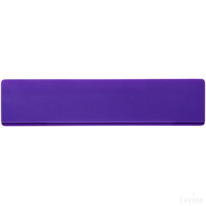 Renzo 15 cm kunststof liniaal Paars