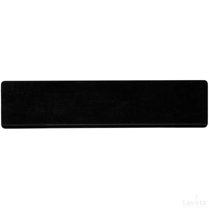Renzo 15 cm kunststof liniaal Zwart