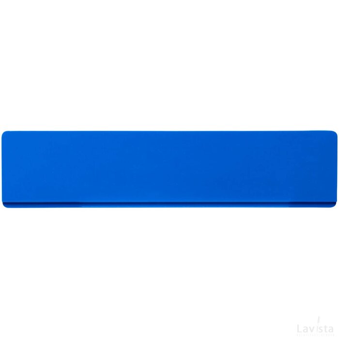 Renzo 15 cm kunststof liniaal blauw Blauw