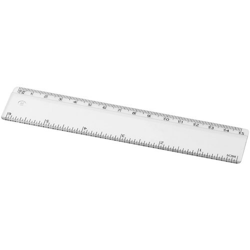 Renzo 15 cm kunststof liniaal Transparant