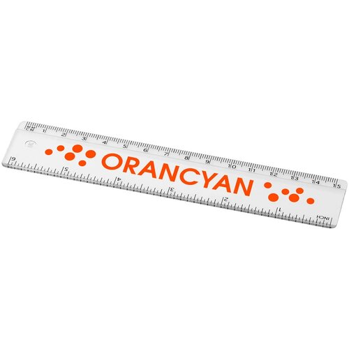 Renzo 15 cm kunststof liniaal Transparant