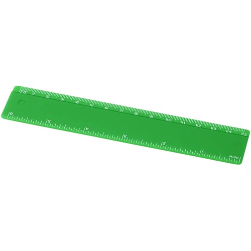 Renzo 15 cm kunststof liniaal Groen