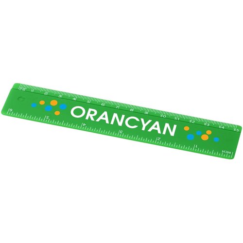 Renzo 15 cm kunststof liniaal Groen
