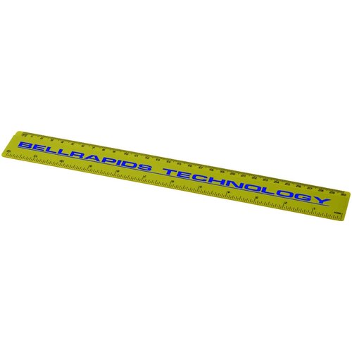 Renzo 30 cm kunststof liniaal Lime