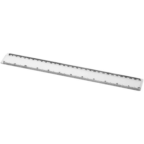 Renzo 30 cm kunststof liniaal Transparant