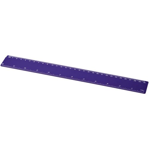 Renzo 30 cm kunststof liniaal Paars