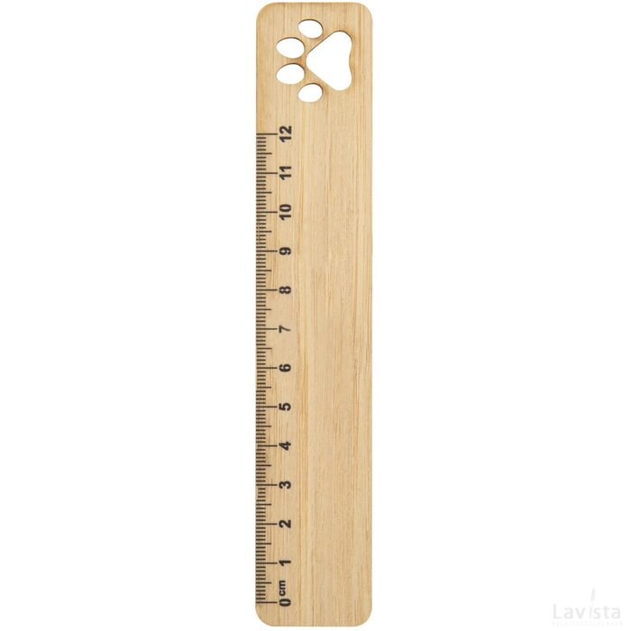 Rooler Bamboo Lineaal, Poot Naturel