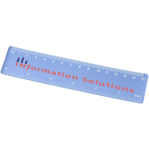 Rothko 15 cm PP liniaal Frosted blue Froster blauw