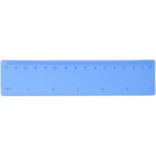 Rothko 15 cm PP liniaal Frosted blue Froster blauw