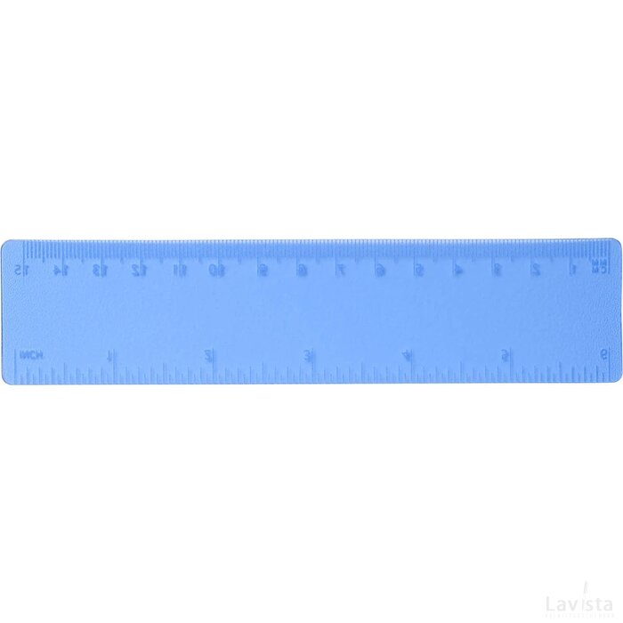 Rothko 15 cm PP liniaal Frosted blue Froster blauw