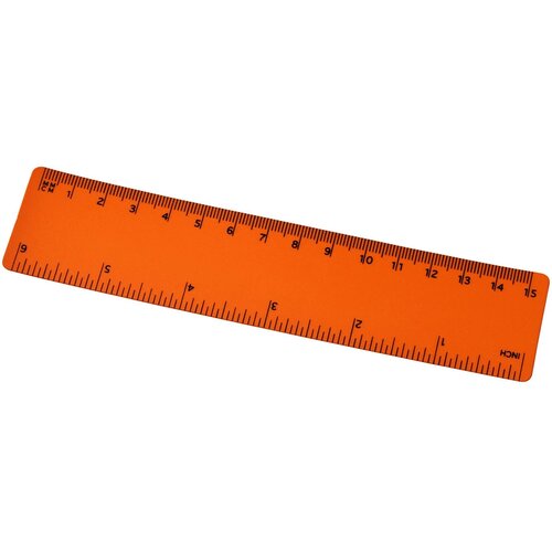 Rothko 15 cm PP liniaal Oranje