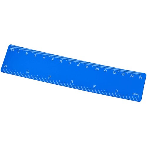 Rothko 15 cm PP liniaal blauw Blauw