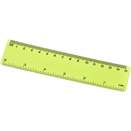 Rothko 15 cm PP liniaal Lime