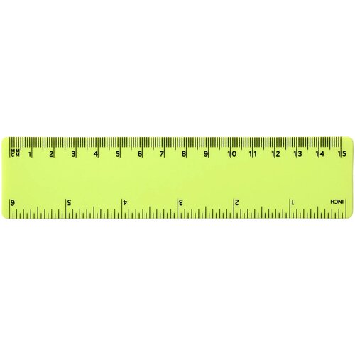 Rothko 15 cm PP liniaal Lime