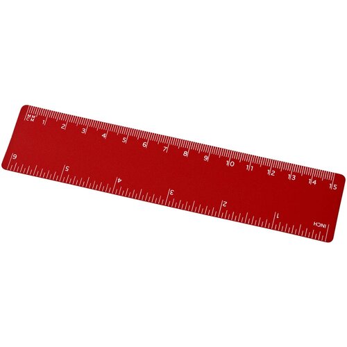 Rothko 15 cm PP liniaal Rood