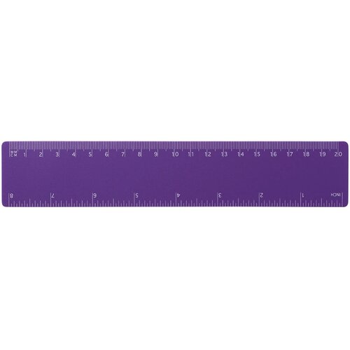 Rothko 20 cm PP liniaal Paars