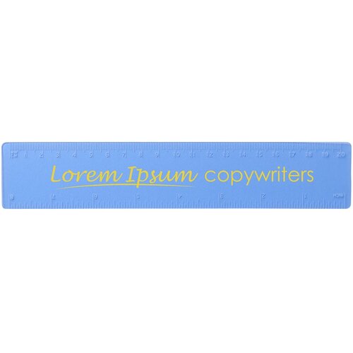 Rothko 20 cm PP liniaal Frosted blue Froster blauw