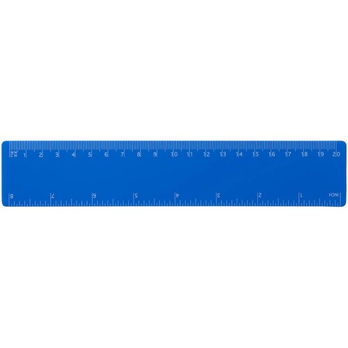 Rothko 20 cm PP liniaal blauw Blauw