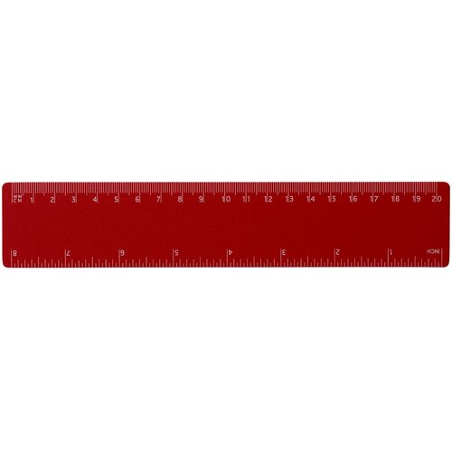 Rothko 20 cm PP liniaal Rood