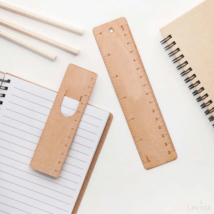 Simler Liniaal Bruin