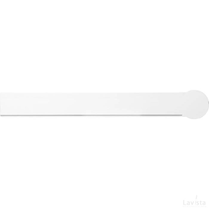 Tait cirkelvormige liniaal van 30 cm van gerecycled plastic Wit