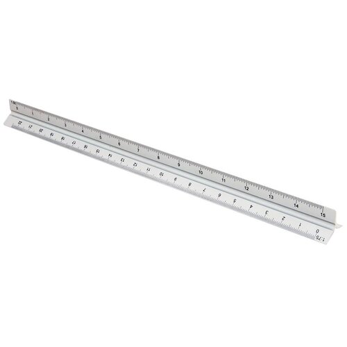 Thirty Scalimeter Liniaal Zilver