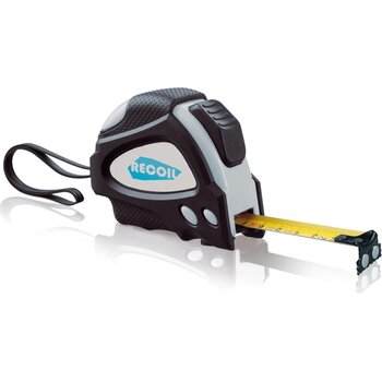 Auto stop rolmaat grijs, zwart