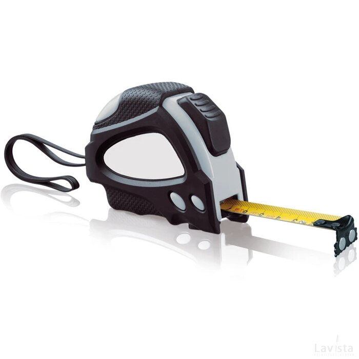 Auto stop rolmaat grijs, zwart