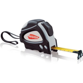 Auto stop rolmaat grijs, zwart