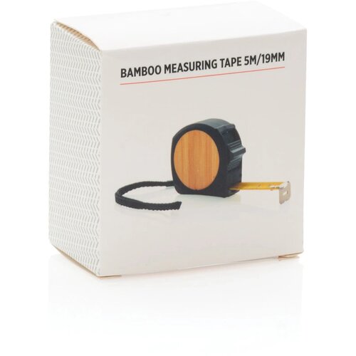 Bamboe rolmaat 5m/19mm zwart
