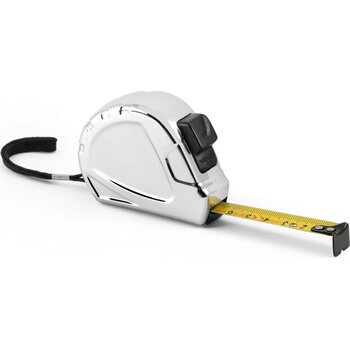 Meribel V Rolbandmaat 5 Meter Zilverkleurig