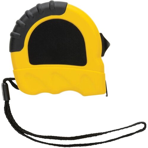RCS gerecycled plastic 5M/19 mm rolmaat geel, zwart