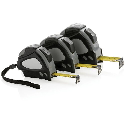 RCS gerecycled plastic Autostop rolmaat 3m/16mm zwart