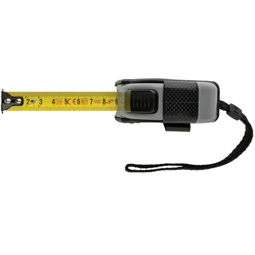 RCS gerecycled plastic Autostop rolmaat 3m/16mm zwart