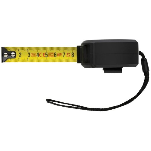 RCS gerecycled plastic bamboe rolmaat 5M/19mm zwart